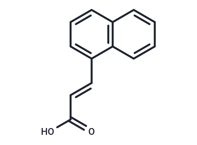 (E)-3-(Naphth-1-yl)acrylic acid Chemical Structure