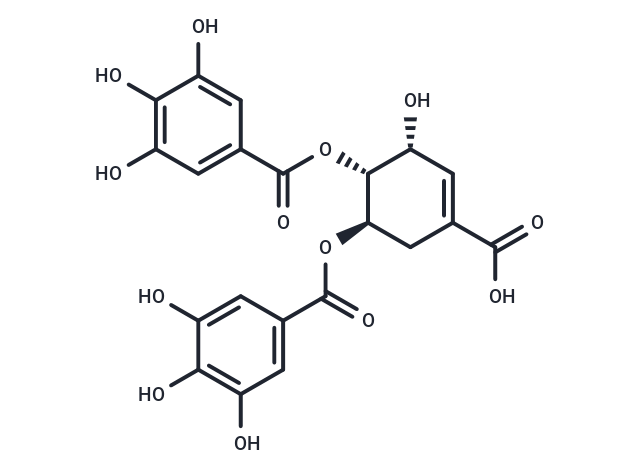 3,4-Di-o-galloylshikimicacid Chemical Structure