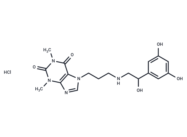 Reproterol hydrochloride Chemical Structure