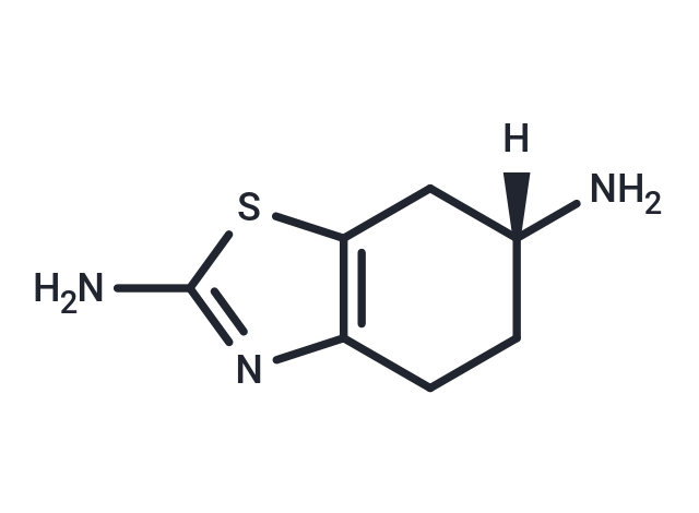 (R)-4,5,6,7-Tetrahydro-benzothiazole-2,6-diamine Chemical Structure