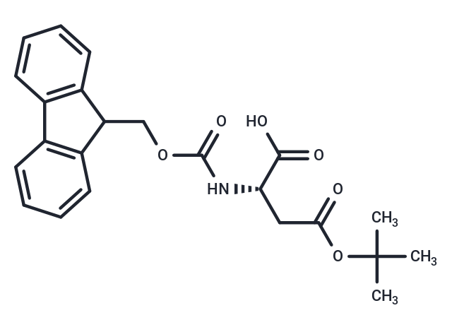 Fmoc-Asp(OtBu)-OH Chemical Structure
