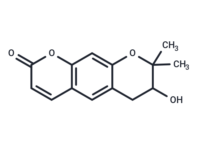 (±)-Decursinol Chemical Structure