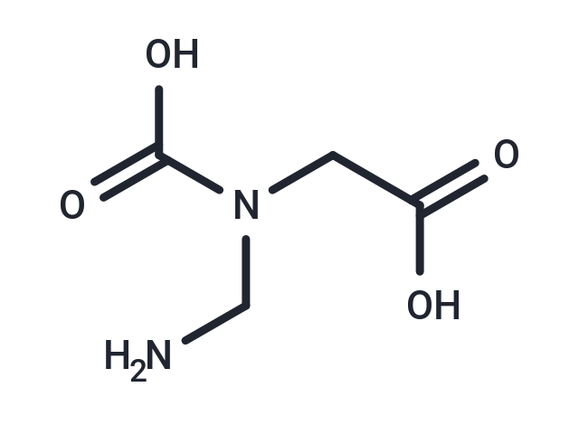 Glycine, N-(aminomethyl)-N-carboxy- Chemical Structure