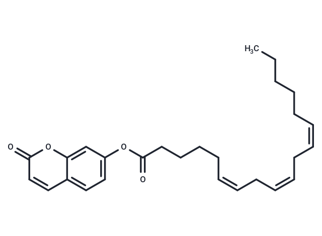 7-hydroxycoumarinyl-γ-Linolenate Chemical Structure