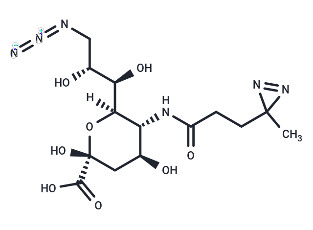 9-Azido-Neu5DAz Chemical Structure