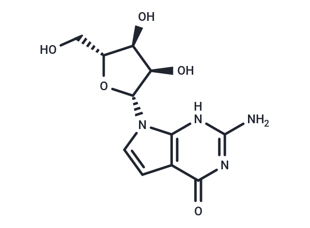 7-Deazaguanosine Chemical Structure