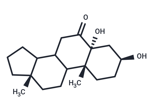 3,5,25-Trihydroxyergostan-6-one Chemical Structure