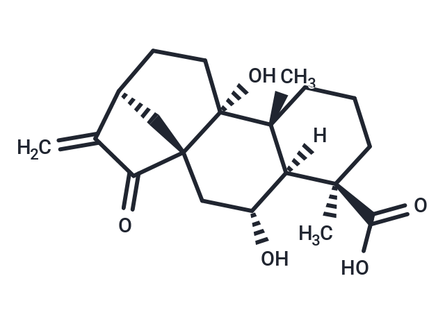 ent-6,9-Dihydroxy-15-oxo-16-kauren-19-oic acid Chemical Structure