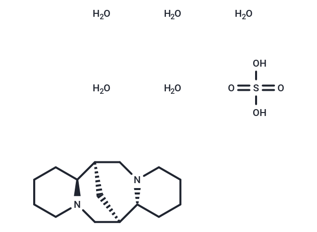 TargetMol Chemical Structure (-)-Sparteine sulfate pentahydrate