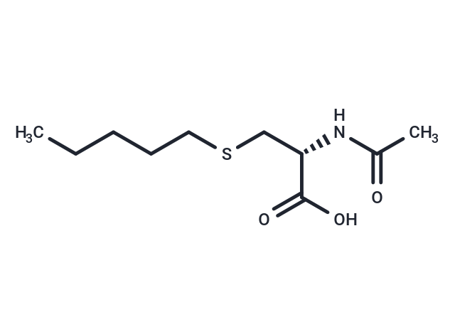 Pentylmercapturic acid Chemical Structure