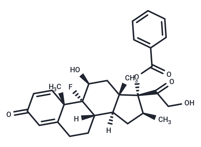 Betamethasone 17-benzoate Chemical Structure