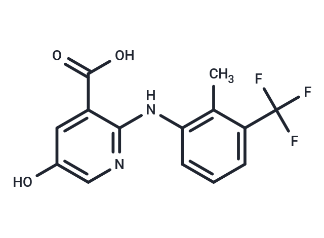 5-hydroxy Flunixin Chemical Structure