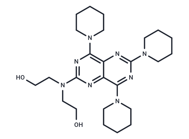 Dipyridamole tripiperidine Chemical Structure
