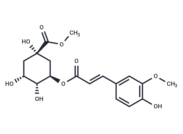 TargetMol Chemical Structure Methyl 3-O-feruloylquinate