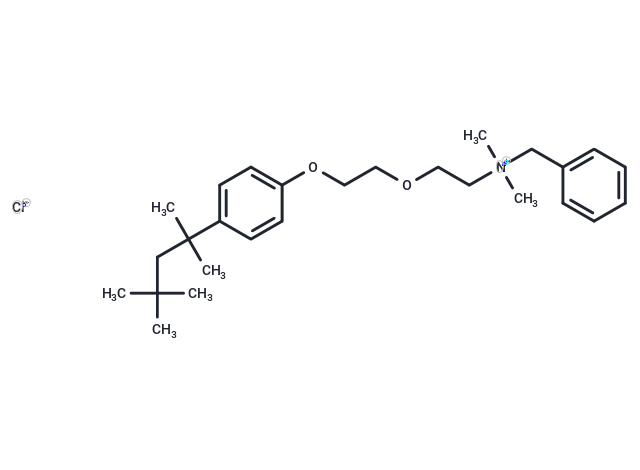 Benzethonium chloride Chemical Structure
