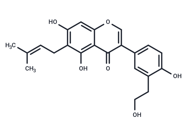 Derrisisoflavone K Chemical Structure