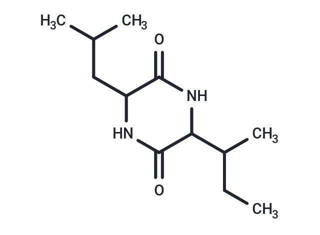 Cyclo(Ile-Leu) Chemical Structure