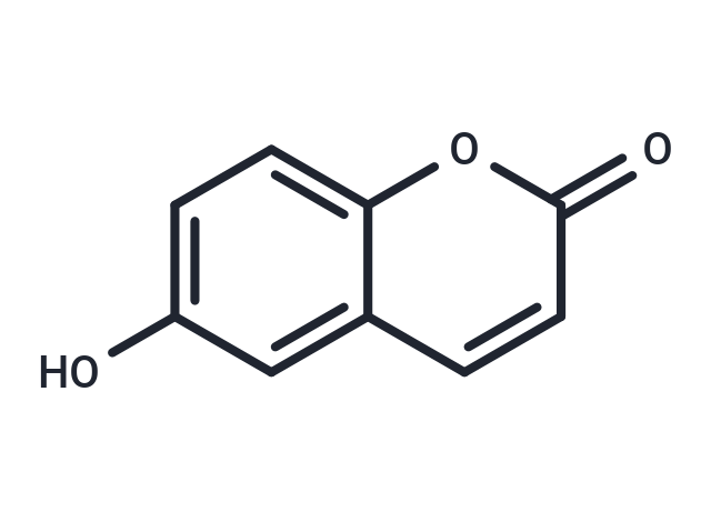 6-Hydroxycoumarin Chemical Structure