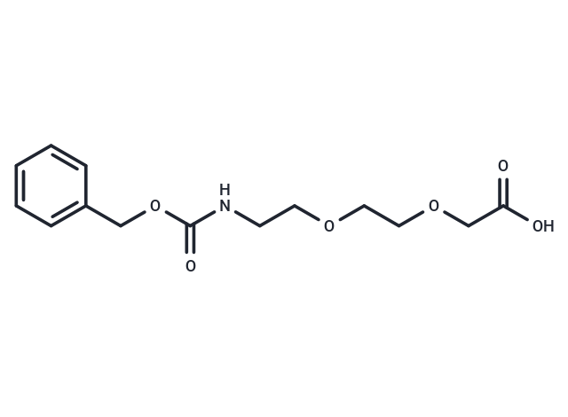 Cbz-NH-PEG2-CH2COOH Chemical Structure