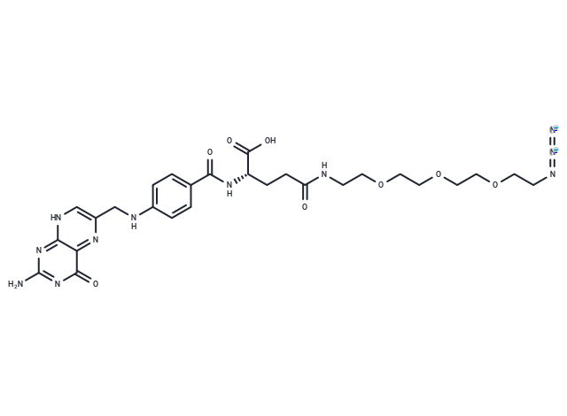 TargetMol Chemical Structure Folate-PEG3-azide
