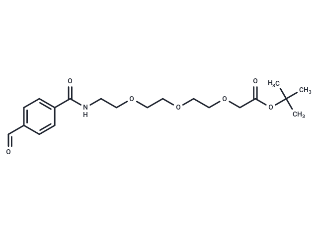 Ald-Ph-amido-PEG3-C1-Boc Chemical Structure