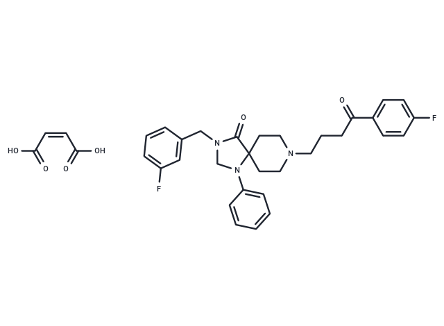 3'-Fluorobenzylspiperone maleate Chemical Structure