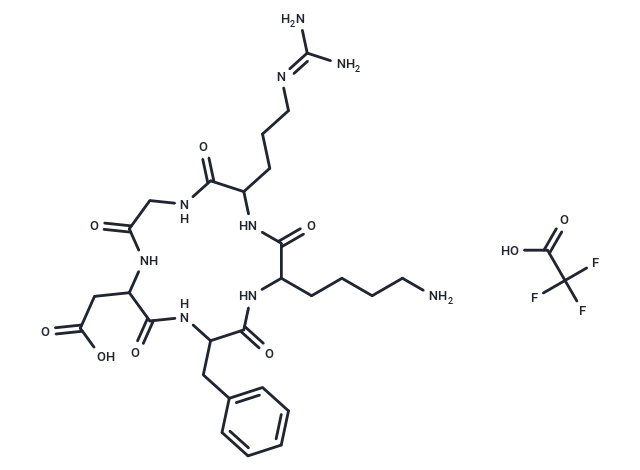 Cyclo(-RGDfK) TFA Chemical Structure