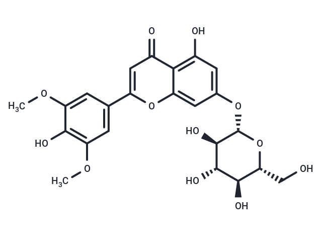 Tricin 7-O-glucoside Chemical Structure