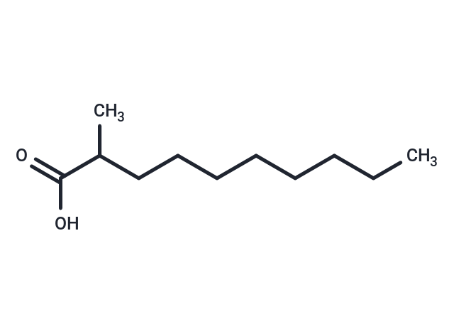 Decanoic acid, 2-methyl- Chemical Structure