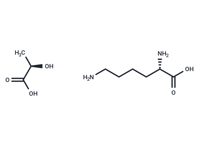 Lysine lactate Chemical Structure
