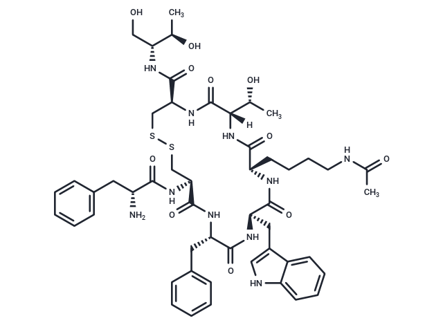 Acetyl-Lys5-octreotide Chemical Structure