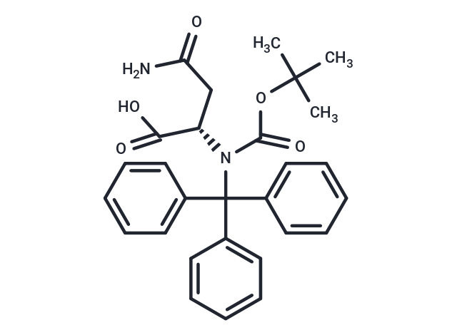 Boc-Asn(Trt)-OH Chemical Structure