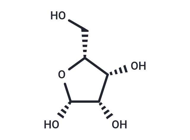 beta-D-Lyxofuranose Chemical Structure