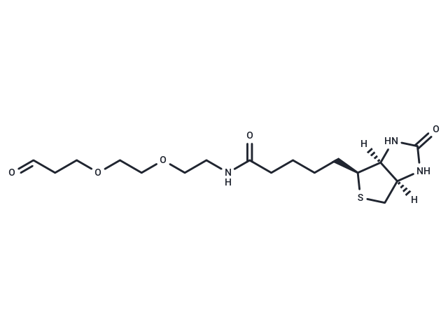 Biotin-PEG2-aldehyde Chemical Structure