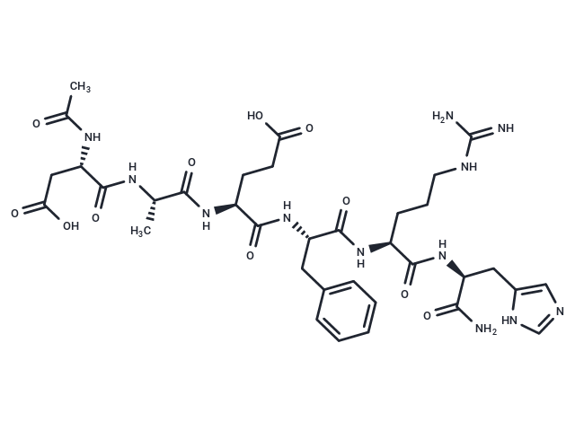 Acetyl-Amyloid β-Protein (1-6) amide Chemical Structure