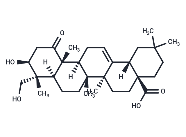 1-Oxohederagenin Chemical Structure