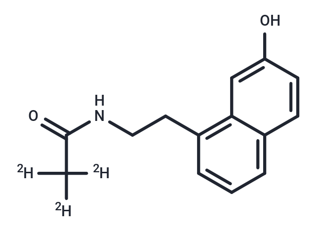 7-Desmethyl-agomelatine D3 Chemical Structure