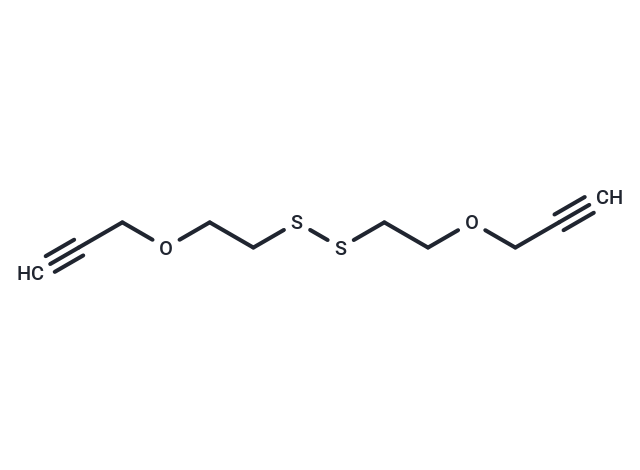 Propargyl-PEG1-SS-PEG1-propargyl Chemical Structure