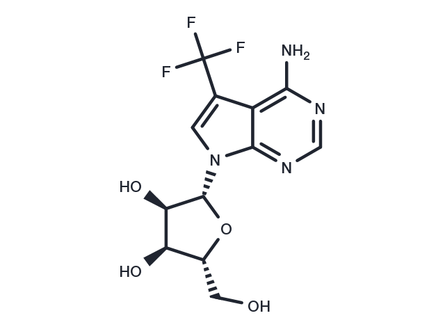 TargetMol Chemical Structure Trifluoromethyl-tubercidin