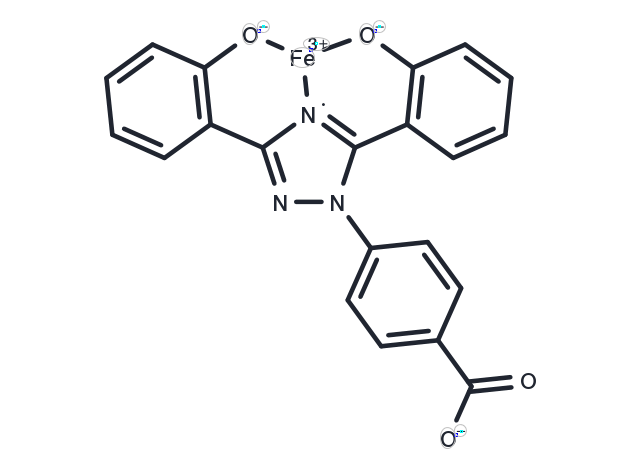 Deferasirox (Fe3+ chelate) Chemical Structure