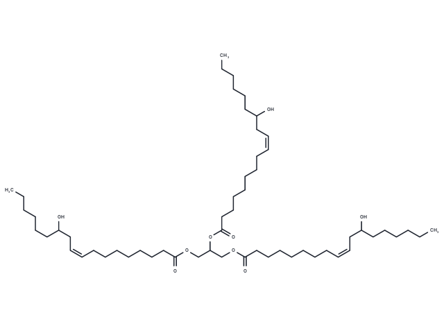 Castor oil Chemical Structure