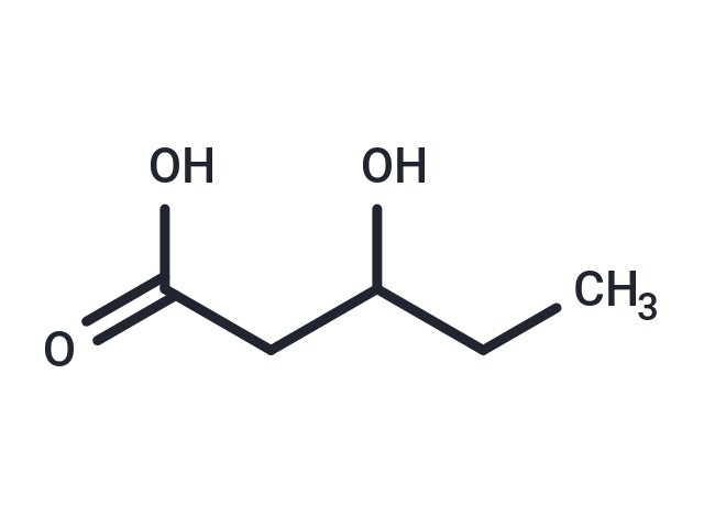 TargetMol Chemical Structure 3-Hydroxyvaleric acid