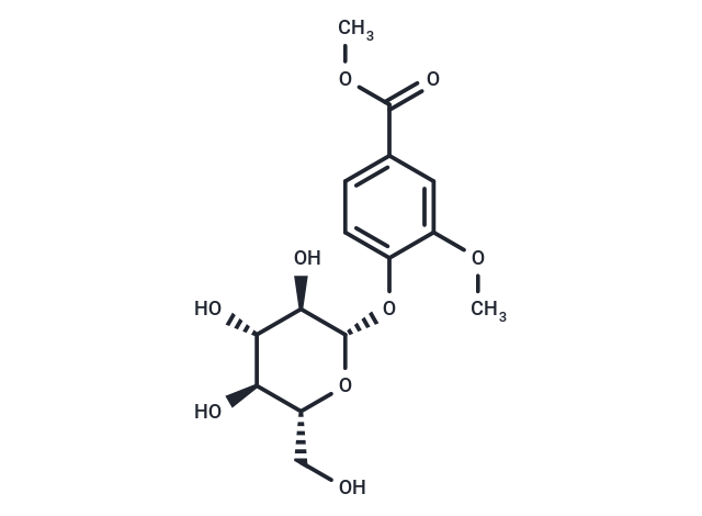 Methyl vanillate glucoside Chemical Structure
