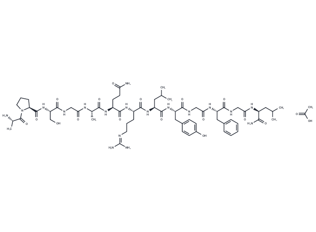 Type A Allatostatin I acetate Chemical Structure