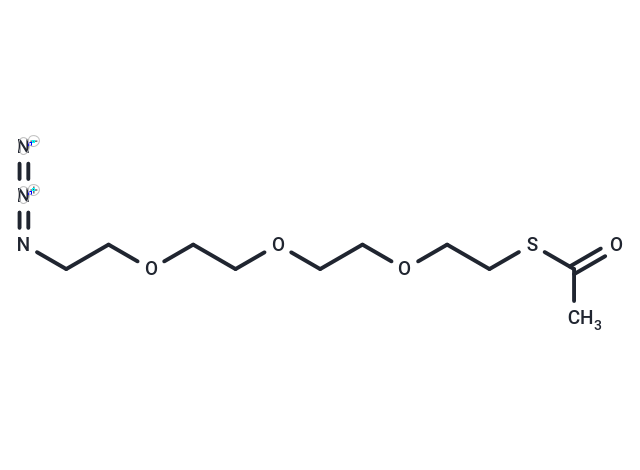 S-Acetyl-PEG3-azide Chemical Structure