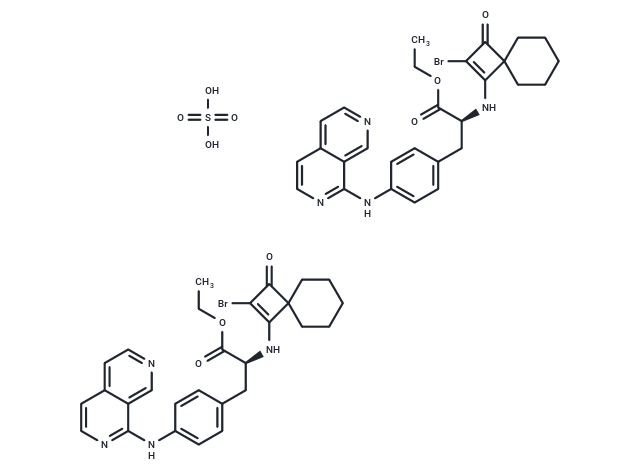 Zaurategrast ethyl ester sulfate Chemical Structure
