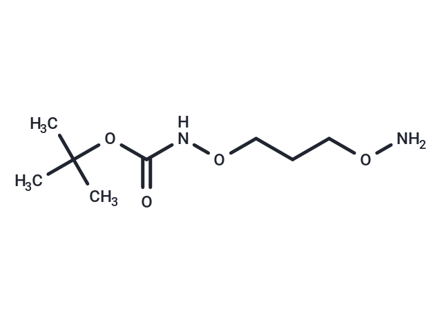 1-(t-Boc-Aminooxy)-3-aminooxy-propane Chemical Structure