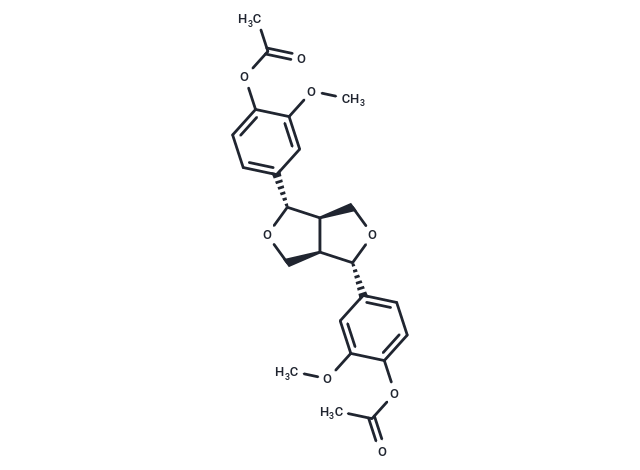 Pinoresinol diacetate Chemical Structure