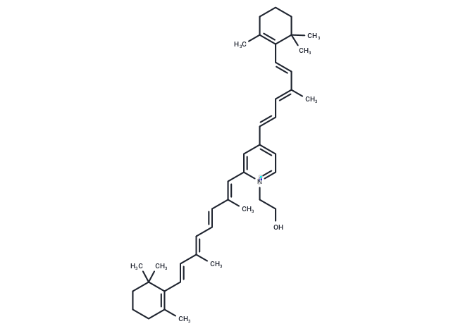 Pyridinium bisretinoid A2E Chemical Structure