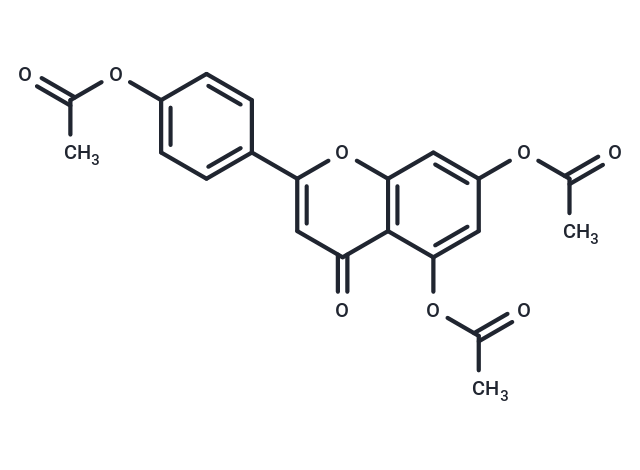 Apigenin triacetate Chemical Structure